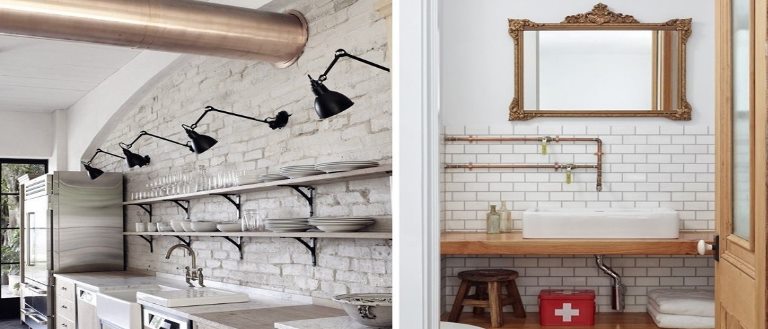 impianto idraulico a vista