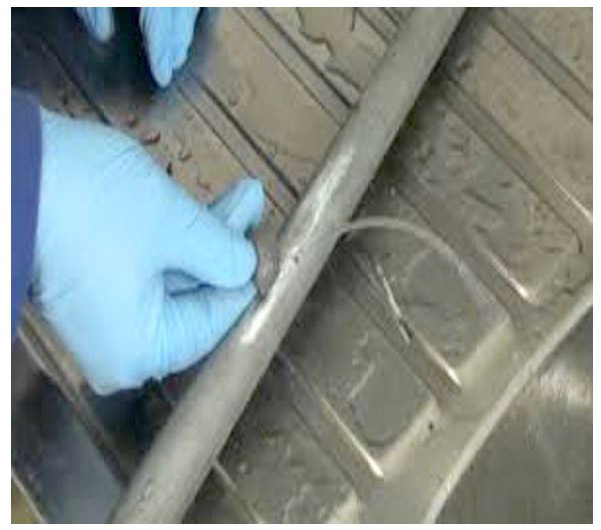 biocomponente per tubi che perdono