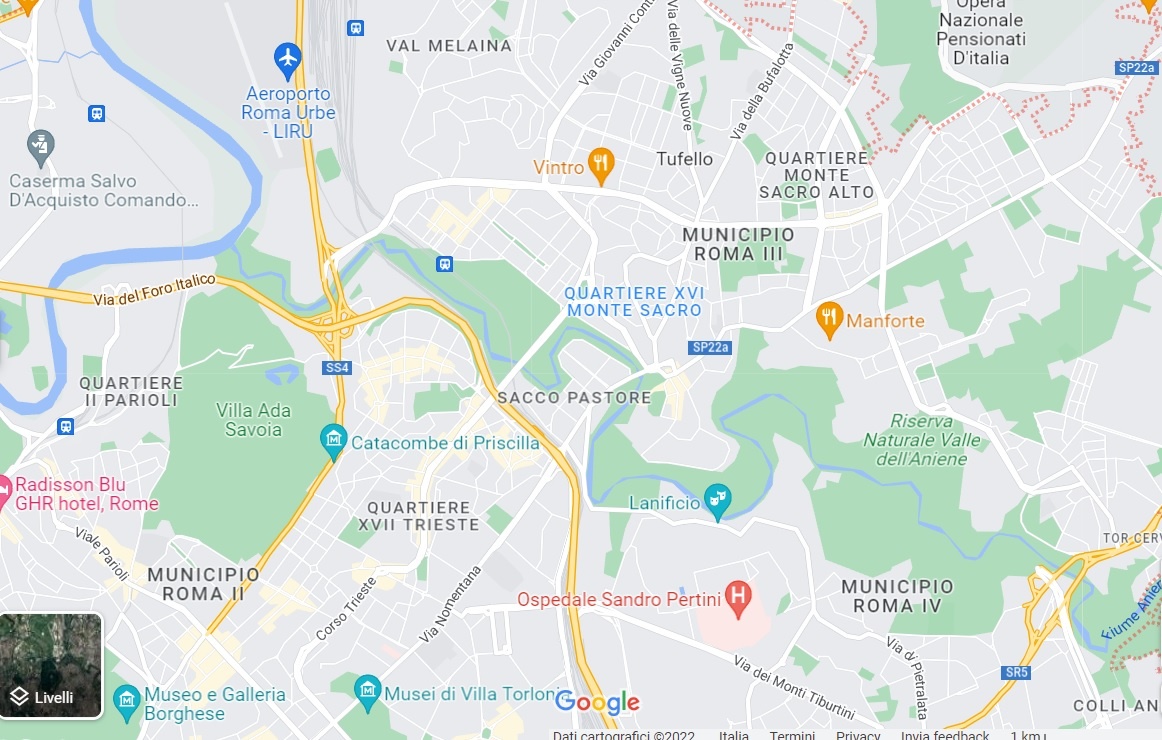 Zone d'intervento idraulico a Roma Nord